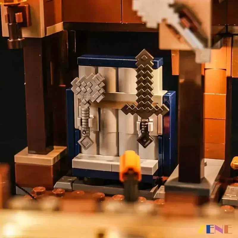 MOC LEGO Light Kit For Woodland Mansion Fighting Ring Brightens Display - ToylandEU