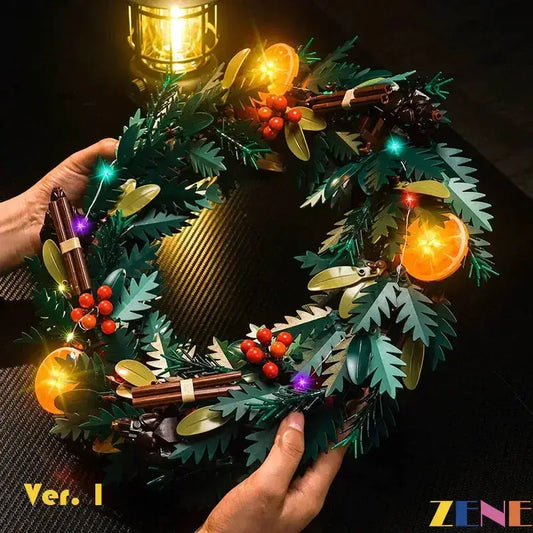 MOC Lego Wreath Light Kit For 10340 Christmas Builds Easy Install - ToylandEU