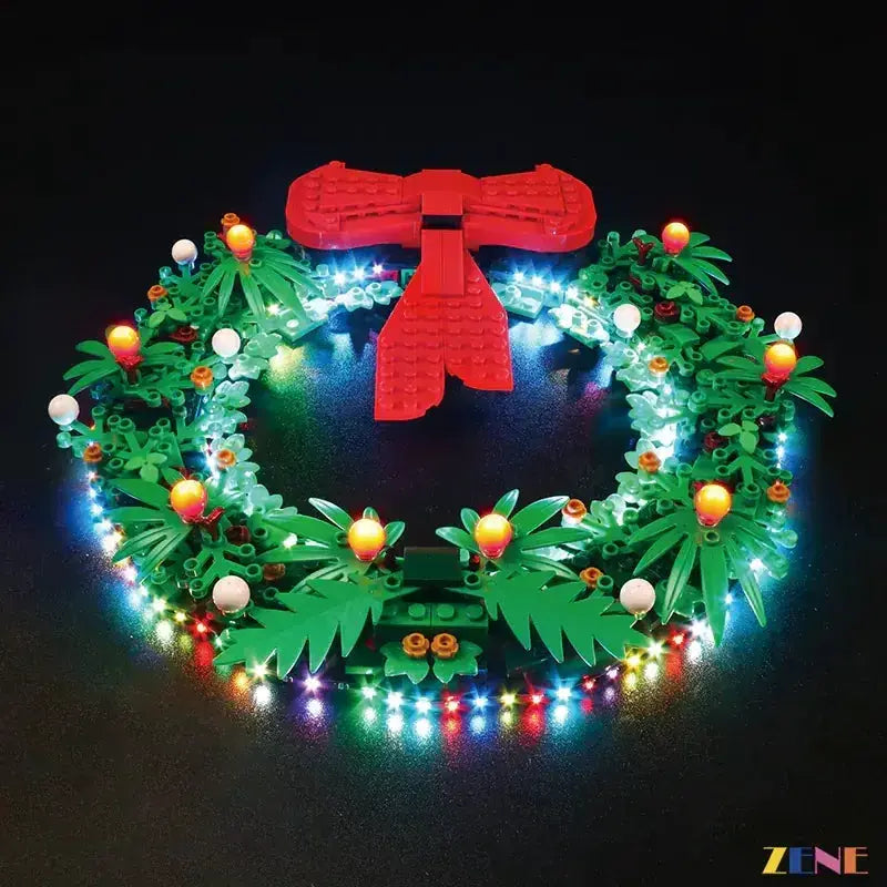 MOC LEGO Wreath Light Kit 2-In-1 Easy Install For Minimal Disassembly - ToylandEU