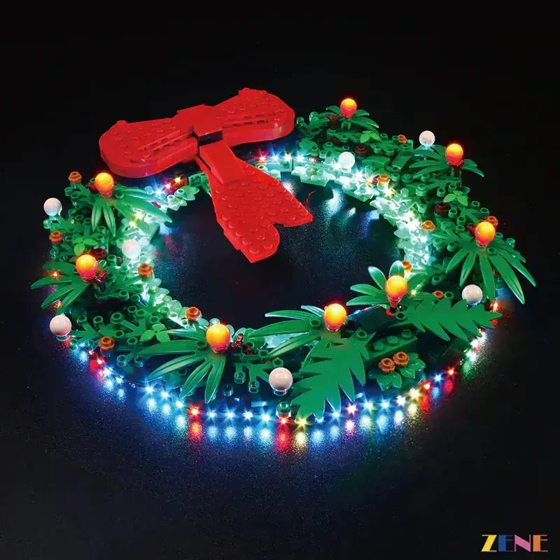 MOC LEGO Wreath Light Kit 2-In-1 Easy Install For Minimal Disassembly - ToylandEU