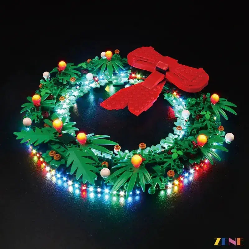 MOC LEGO Wreath Light Kit 2-In-1 Easy Install For Minimal Disassembly - ToylandEU