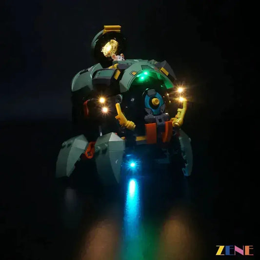 MOC LEGO Wrecking Ball Overwatch Light Kit With Concealed Wiring - ToylandEU