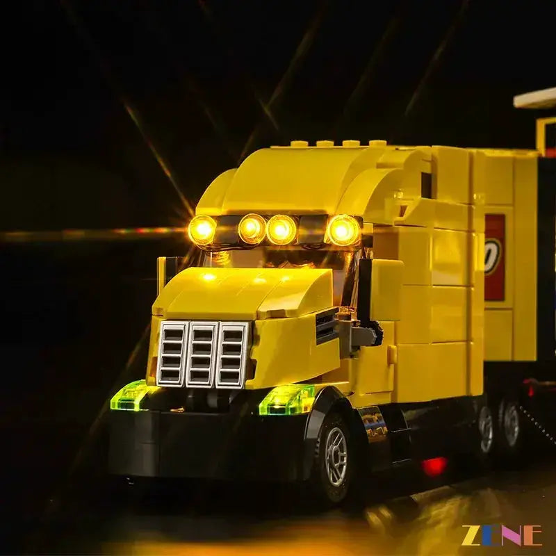 MOC LEGO Light Kit for Yellow Delivery Truck 60440 Illuminated - ToylandEU