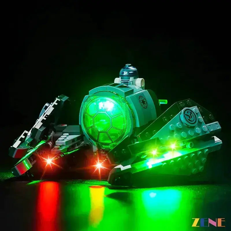 MOC LEGO Yodas Jedi Starfighter Lighting Kit With Easy Install - ToylandEU