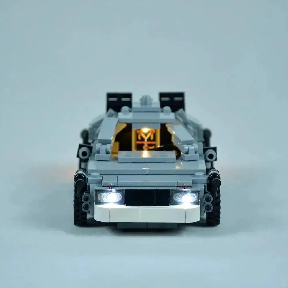 MOC LEGO Delorean Light Kit For 21103 Easy Install And Display - ToylandEU