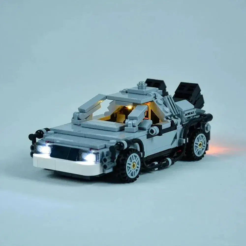 MOC LEGO Delorean Light Kit For 21103 Easy Install And Display - ToylandEU