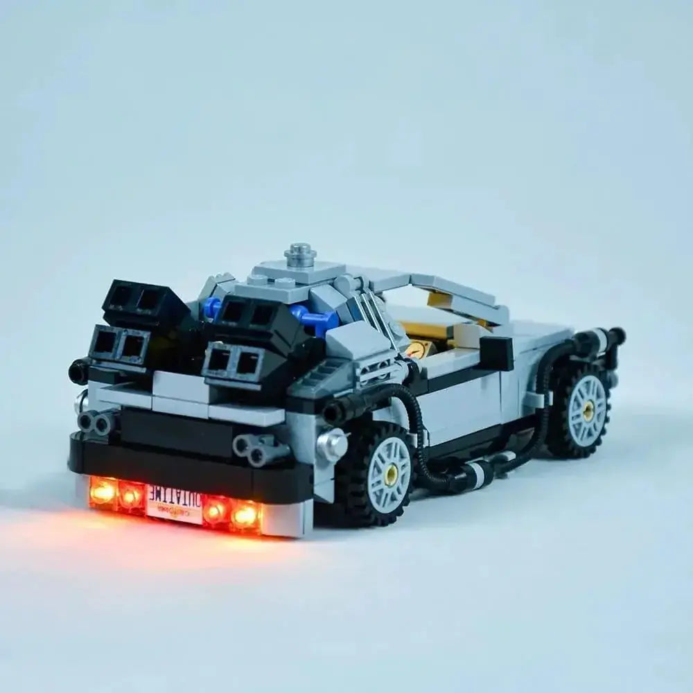 MOC LEGO Delorean Light Kit For 21103 Easy Install And Display - ToylandEU