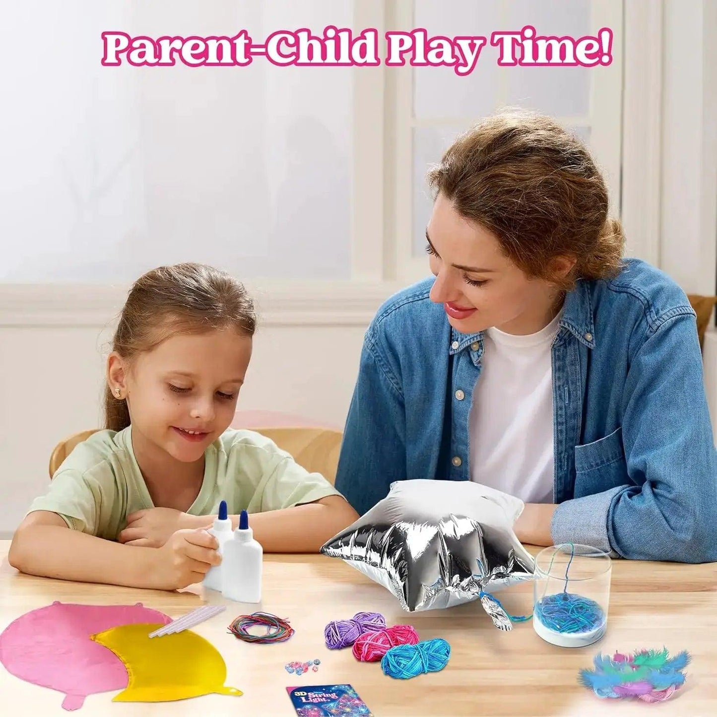  Light Up 3D String Art Kit Multicolor LED Bulbs Joyfy -  ToylandEU™