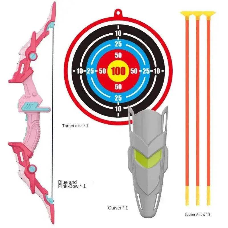  Light Up Archery Toy Kids Bow and Arrow Set Indoor Fun -  ToylandEU™
