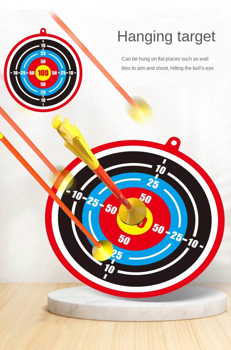 Light Up Archery Toy Kids Bow and Arrow Set Indoor Games - ToylandEU