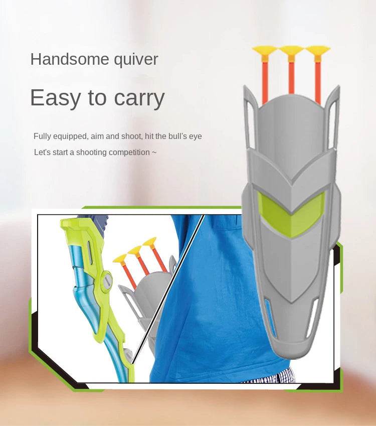 Light Up Archery Toy Kids Bow and Arrow Set Indoor Games - ToylandEU