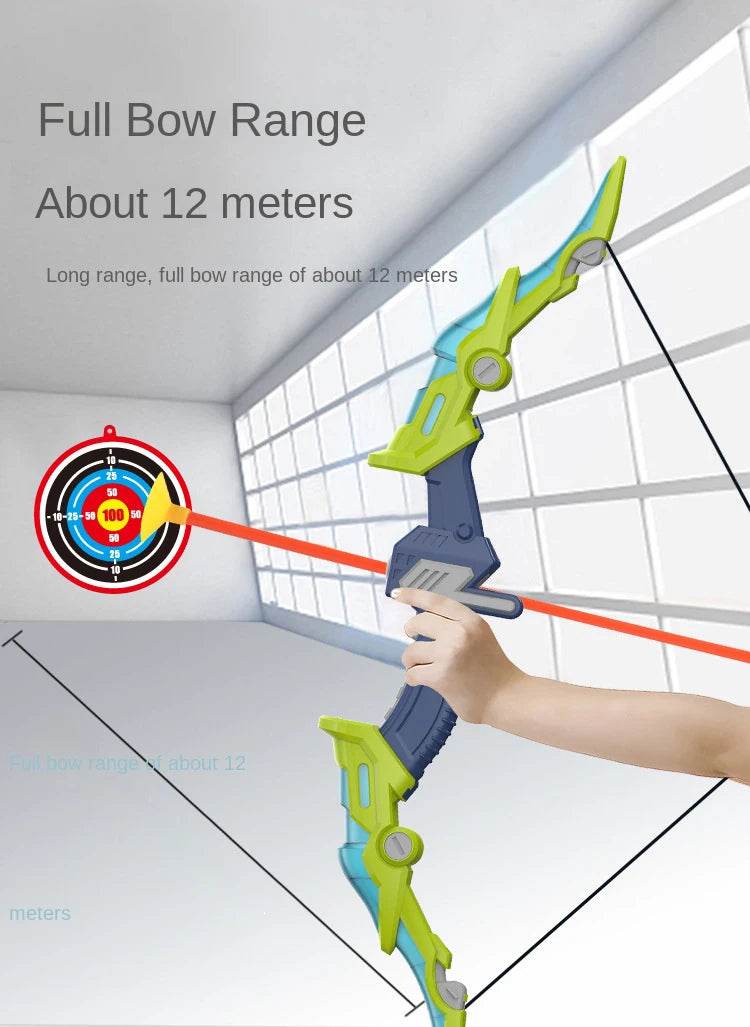 Light Up Archery Toy Kids Bow and Arrow Set Indoor Games - ToylandEU