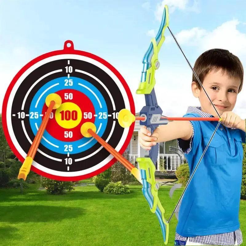  Light Up Archery Toy Kids Bow and Arrow Set Outdoor Fun -  ToylandEU™