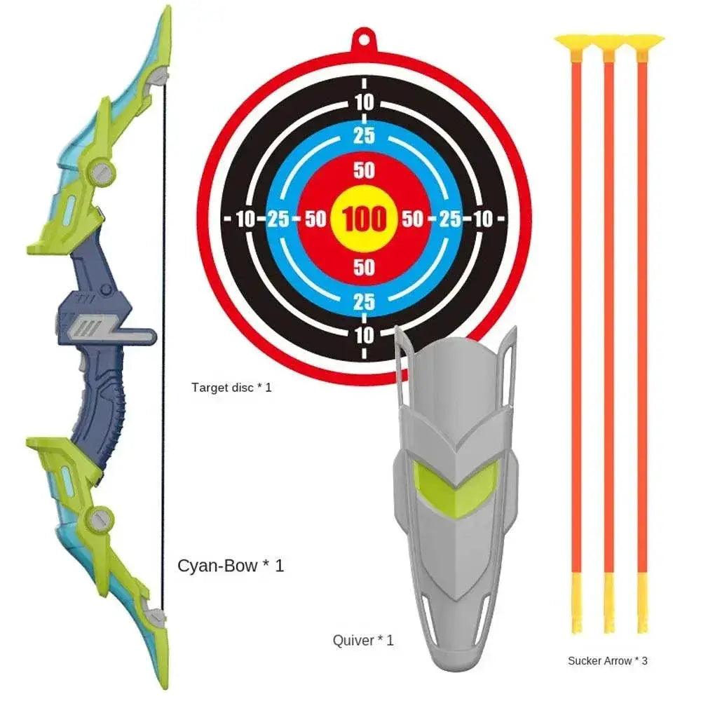  Light Up Archery Toy Kids Bow and Arrow Set Outdoor Fun -  ToylandEU™