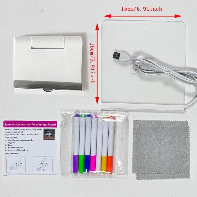  Light Up Drawing Board Glow Erasable Memo And Markers -  ToylandEU™
