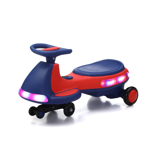 Light Up Electric Wiggle Car Ride On Toy With Pedal - ToylandEU