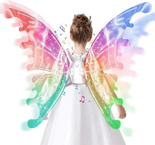 Light Up Fairy Wings For Girls With LEDs And Music - ToylandEU