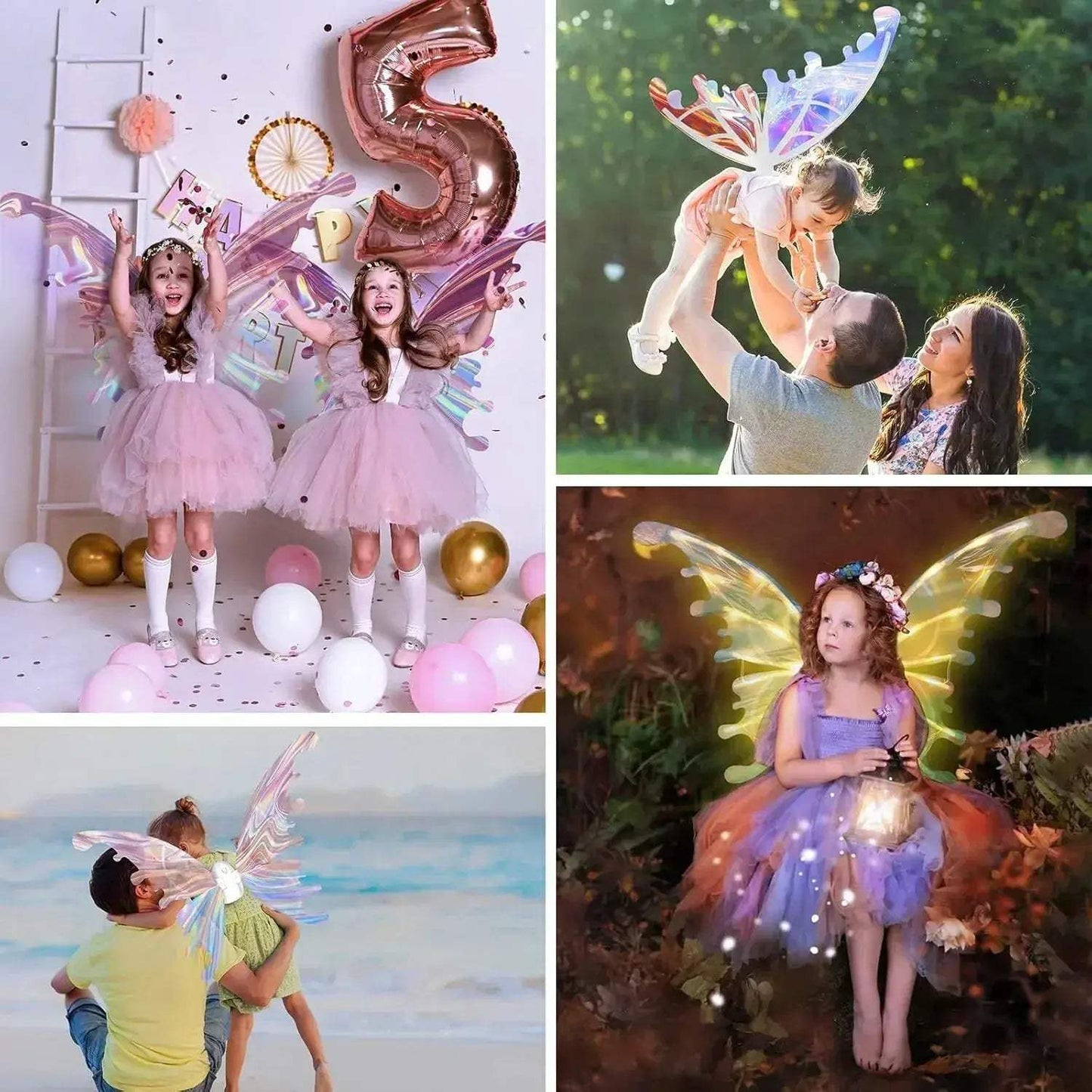 Light Up Fairy Wings For Girls With LEDs And Music - ToylandEU