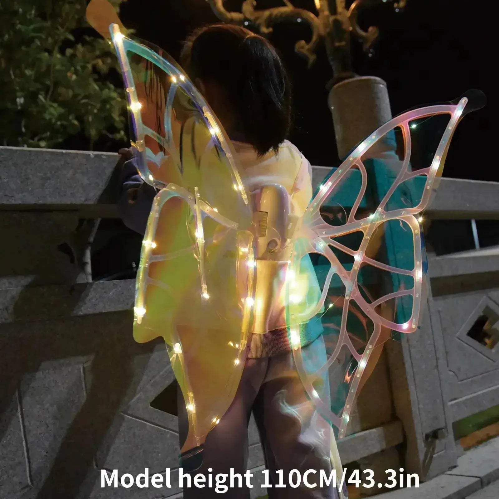 Light Up Fairy Wings With Music And Moving Butterfly Wings - ToylandEU
