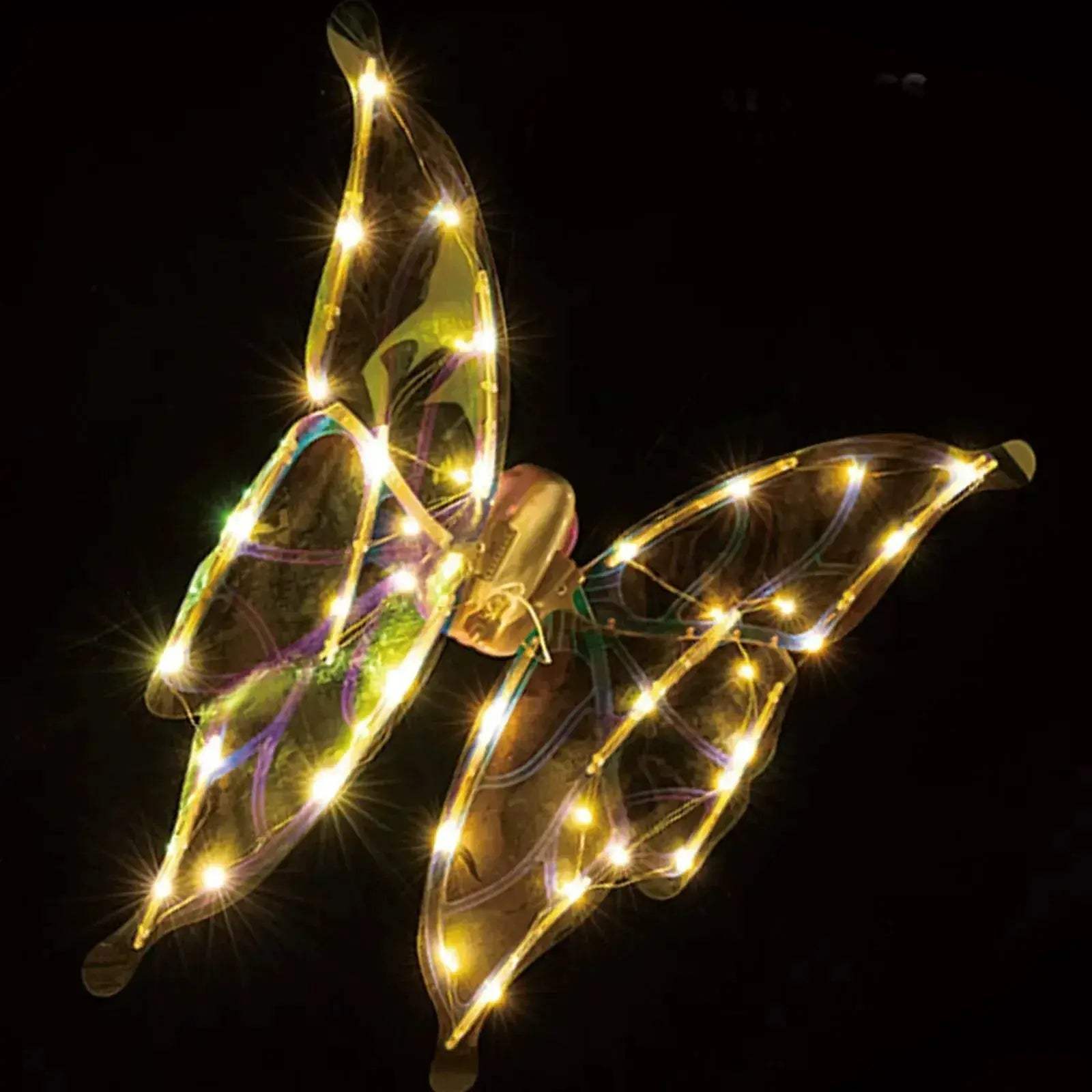 Light Up Fairy Wings With Music And Moving Butterfly Wings - ToylandEU
