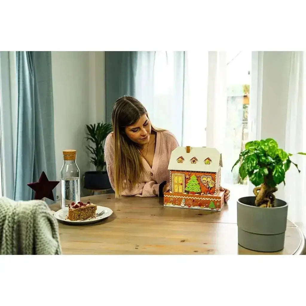 Light Up Gingerbread House 3D Jigsaw Puzzle With LEDs - ToylandEU