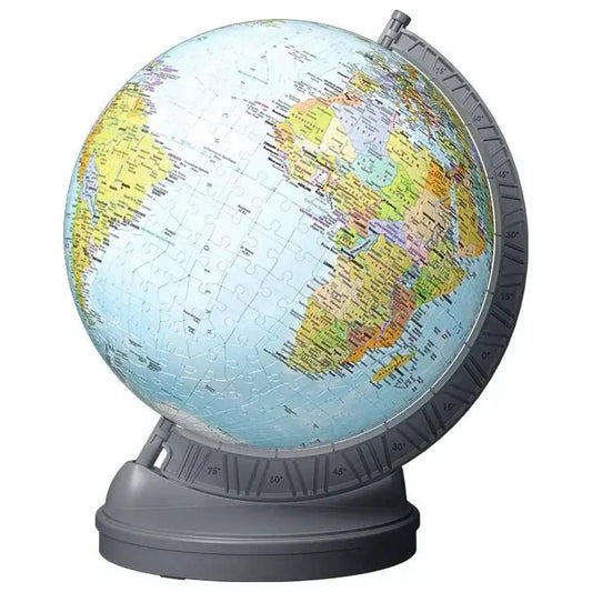 Light-Up Globe 3D Jigsaw Puzzle With Stand Ravensburger Bright Glow - ToylandEU