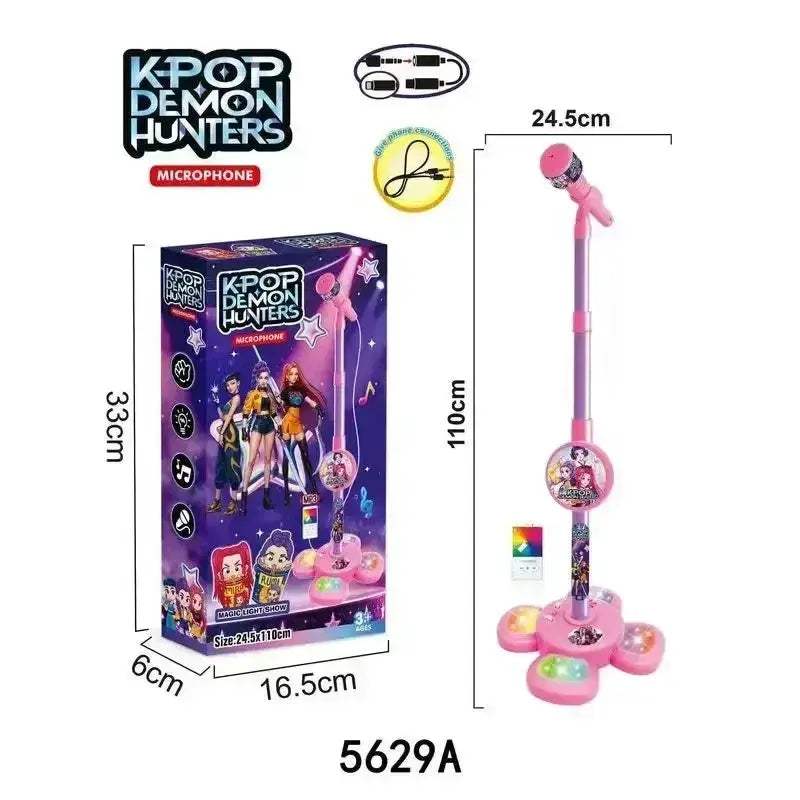 Light Up Karaoke Microphone Toy For Kids With Songs - ToylandEU