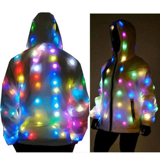  Light Up LED Coat Waterproof Luminous Christmas Jacket -  ToylandEU™