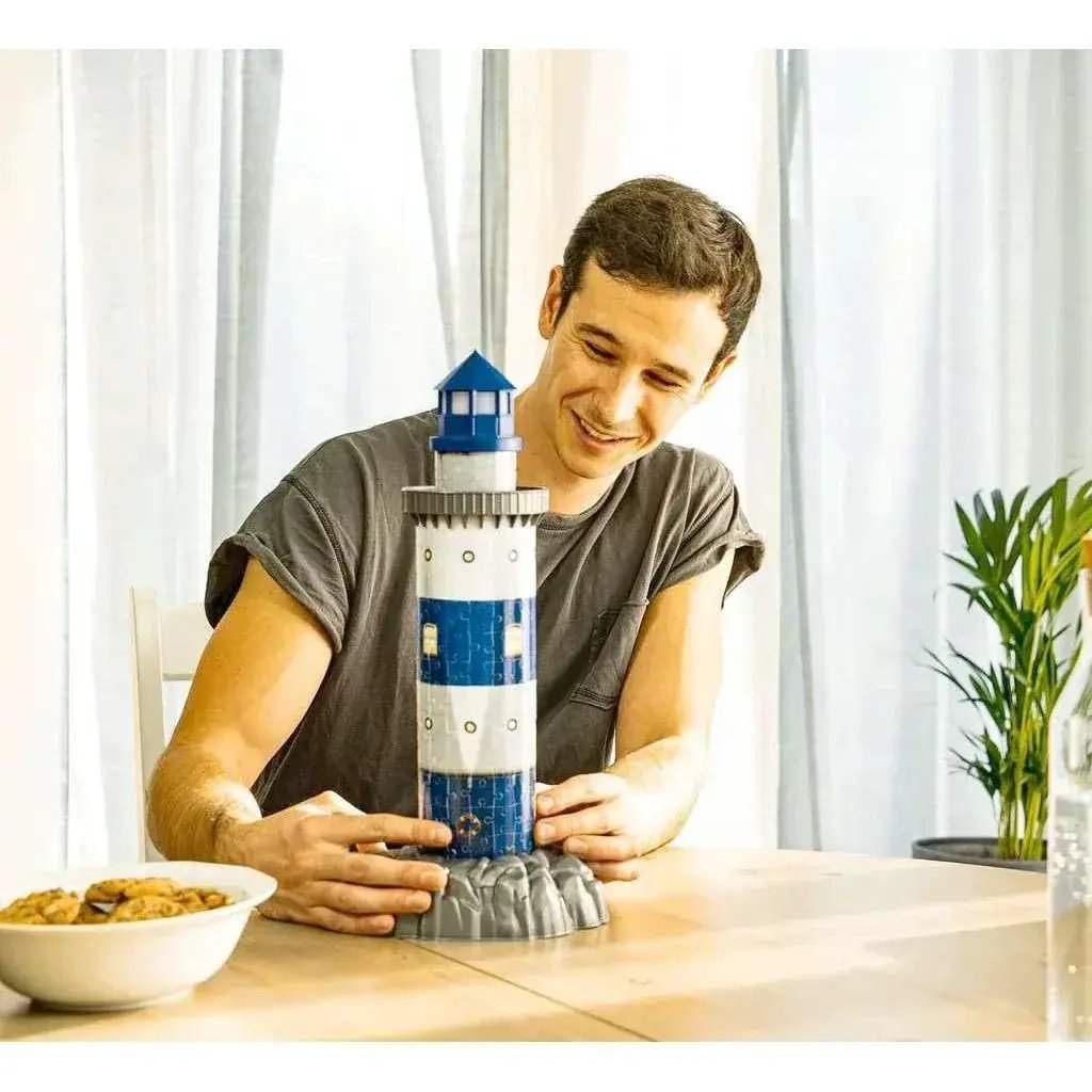 Lighthouse Night Edition 3D Jigsaw Puzzle With LEDs - ToylandEU