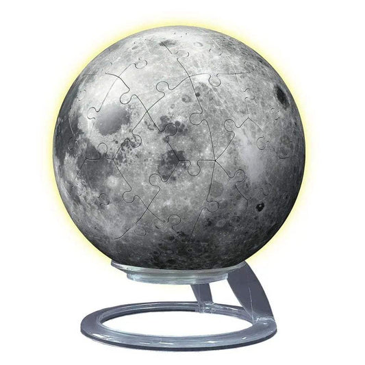 Luminous Moon 3D Puzzle Lights Up Night Sky Glow Edition - ToylandEU