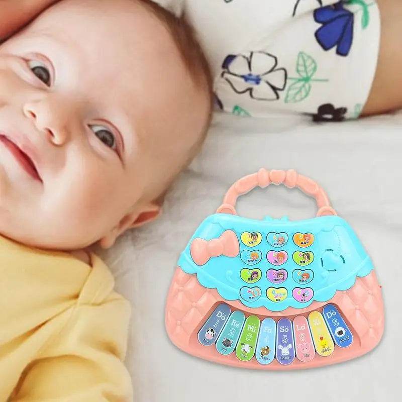 Light-Up Musical Piano Handbag Toy for Infants - Fun & Educational! - ToylandEU
