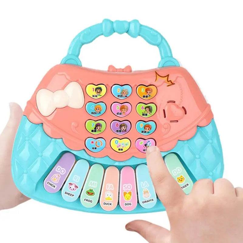 Light-Up Musical Piano Handbag Toy for Infants - Fun & Educational! - ToylandEU