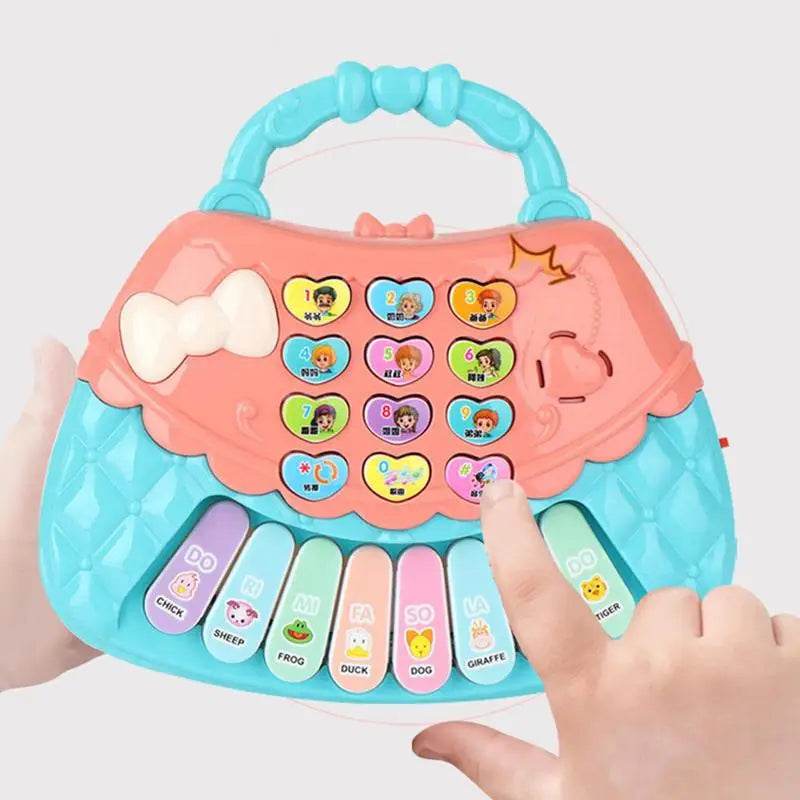 Light-Up Musical Piano Handbag Toy for Infants - Fun & Educational! - ToylandEU
