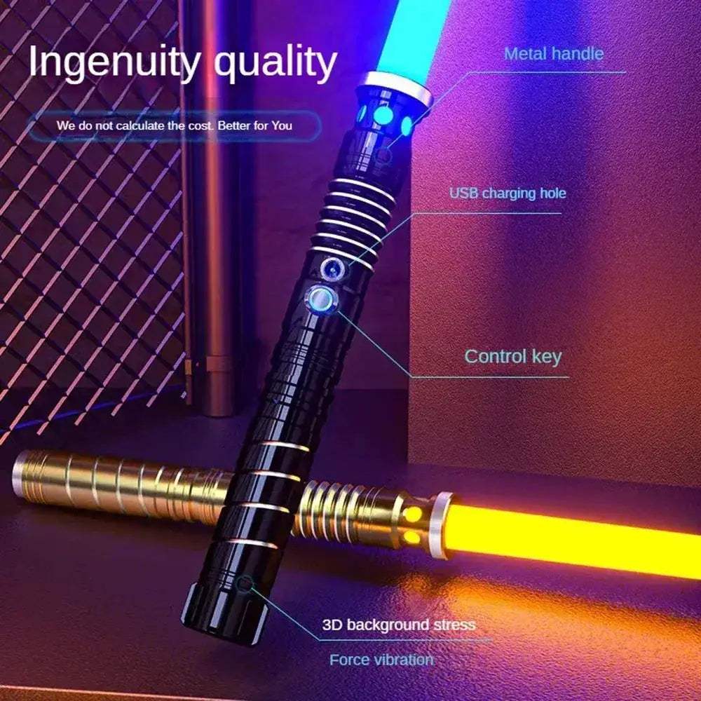Light Up Saber LED Laser Sword With RGB Beat Sound - ToylandEU