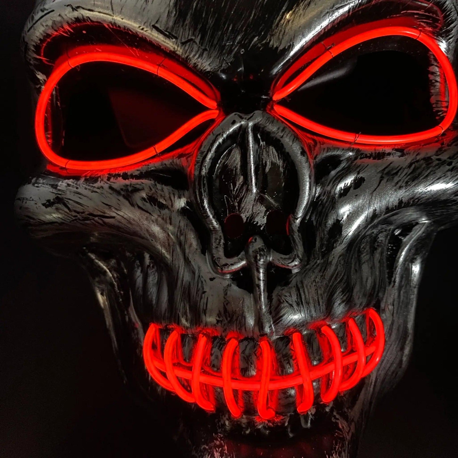  Light Up Skull Mask Halloween Mask LED Glow -  ToylandEU™