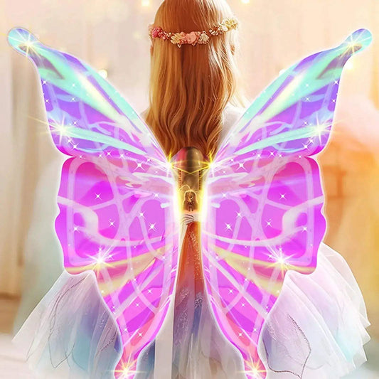 Lighted Butterfly Wings Dancing Stage Prop For Girls - ToylandEU
