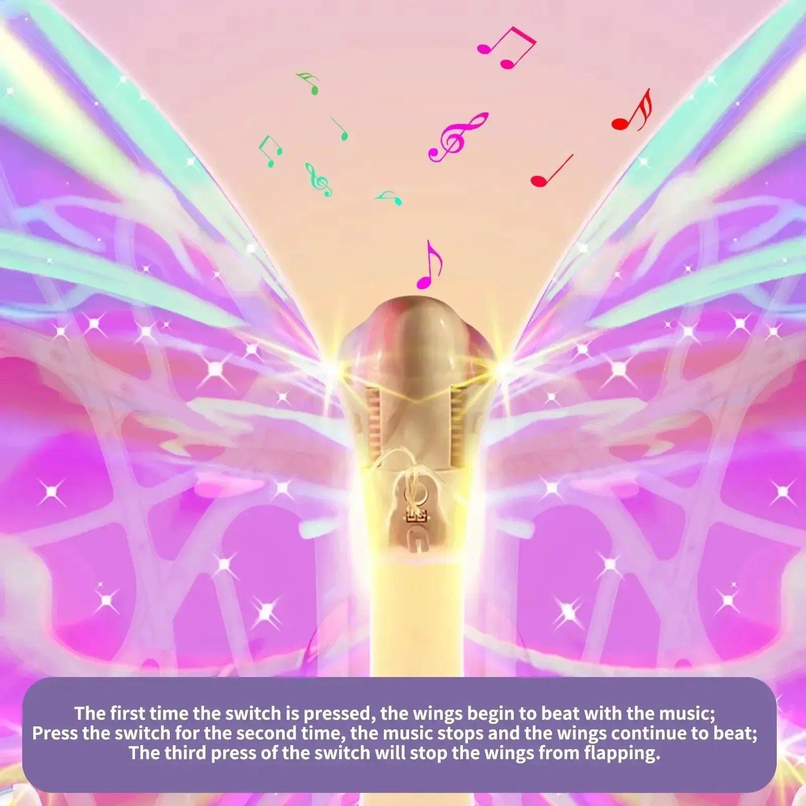  Lighted Butterfly Wings Flashing Stage Prop For Girls -  ToylandEU™