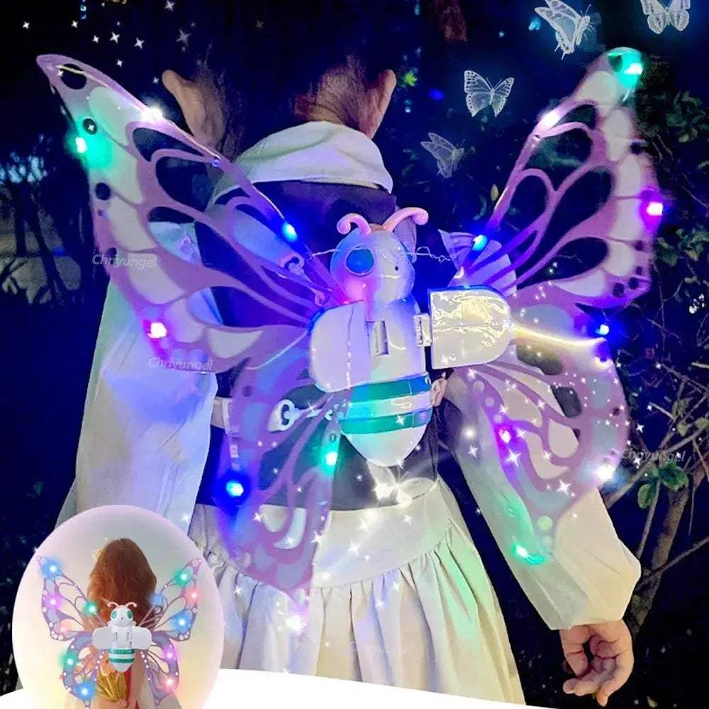 Lighted Fairy Wings For Kids Moving Butterfly Costume - ToylandEU