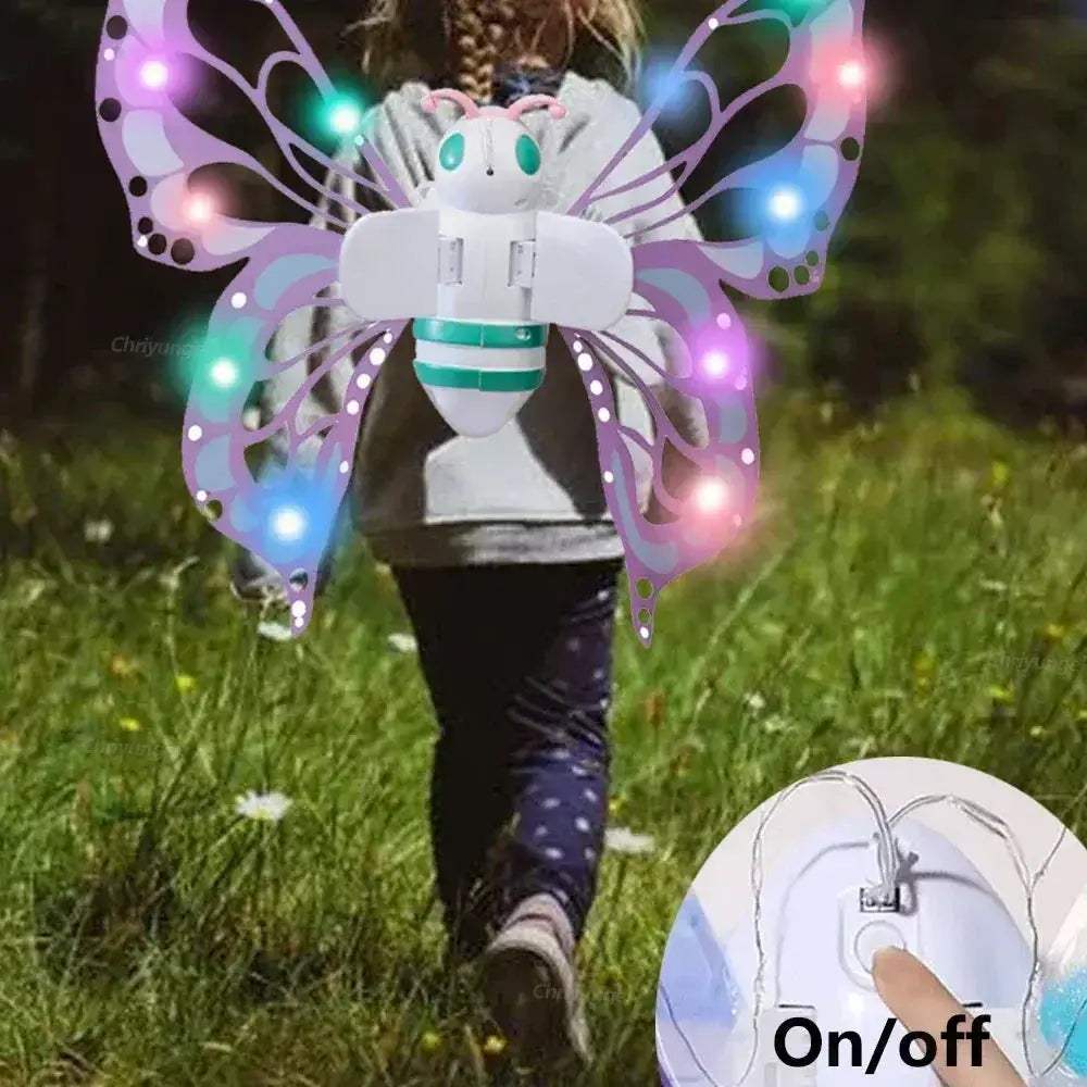 Lighted Fairy Wings For Kids Moving Butterfly Costume - ToylandEU