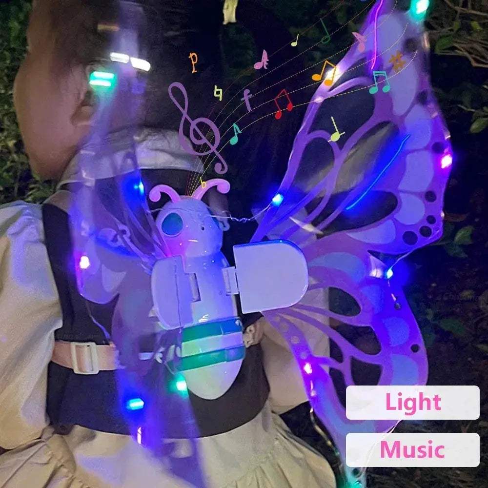 Lighted Fairy Wings For Kids Moving Butterfly Costume - ToylandEU