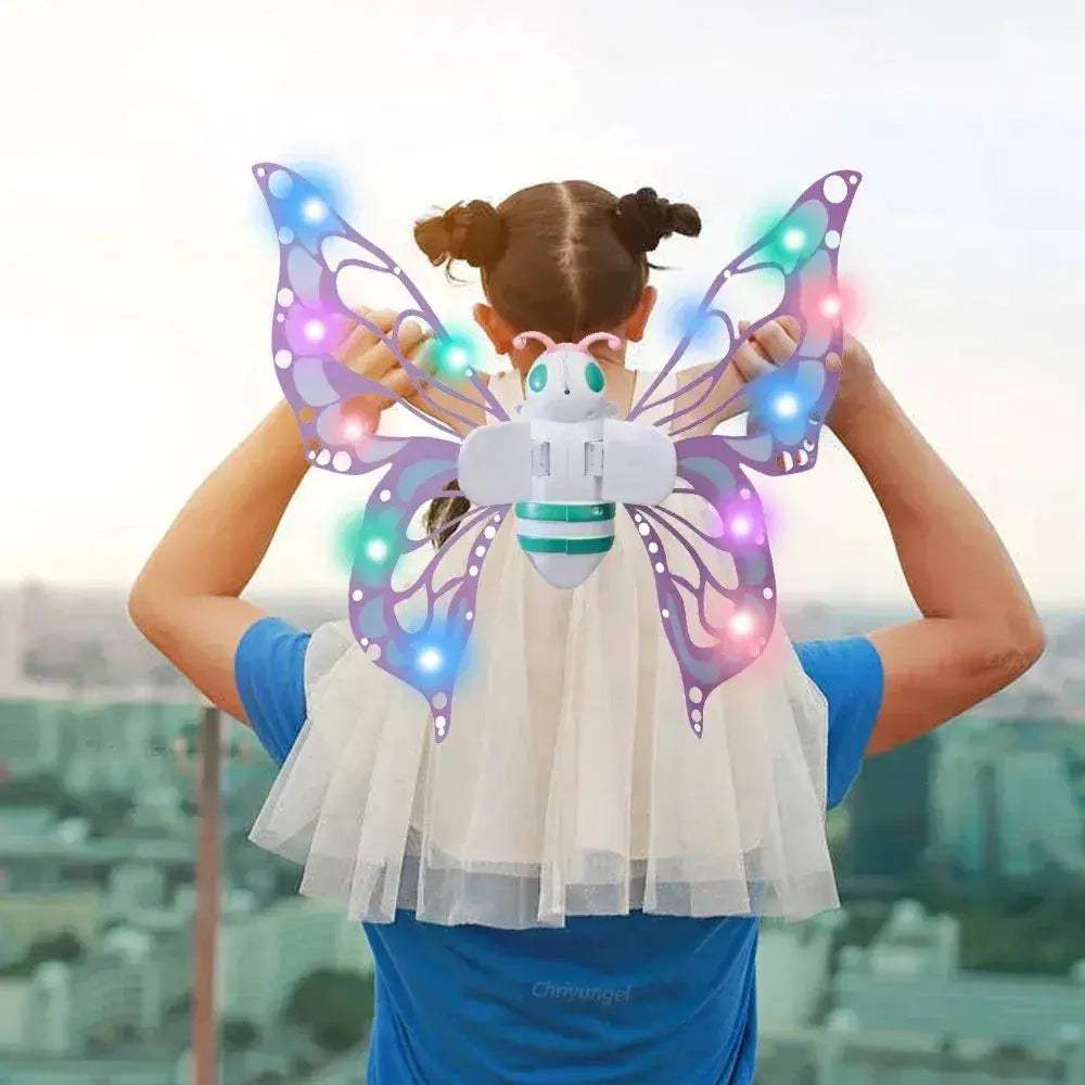Lighted Fairy Wings For Kids Moving Butterfly Costume - ToylandEU