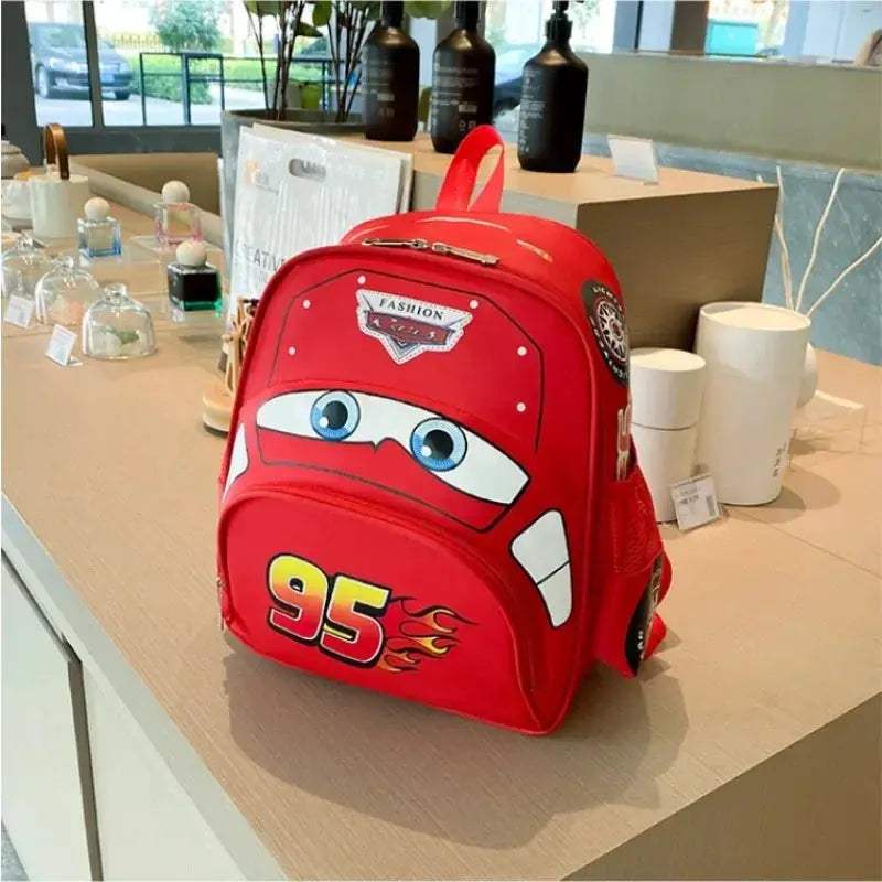 Lightning McQueen Disney Kids Backpack Splash Proof Lightweight - ToylandEU