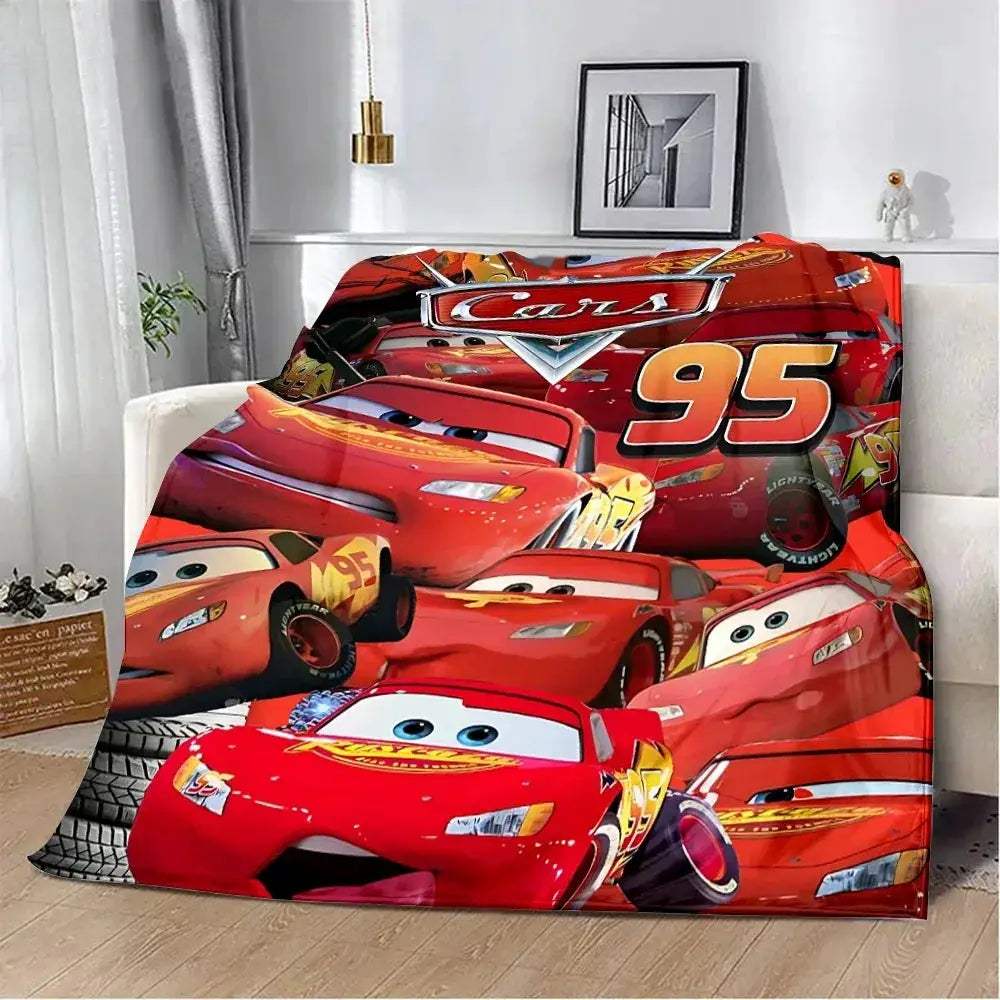 Lightning McQueen Printed Blanket Soft And Cozy Travel - ToylandEU