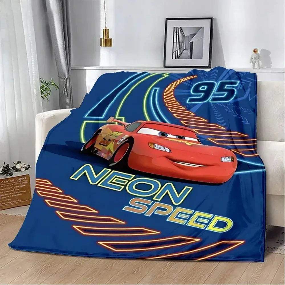 Lightning McQueen Printed Blanket Soft And Cozy Travel - ToylandEU