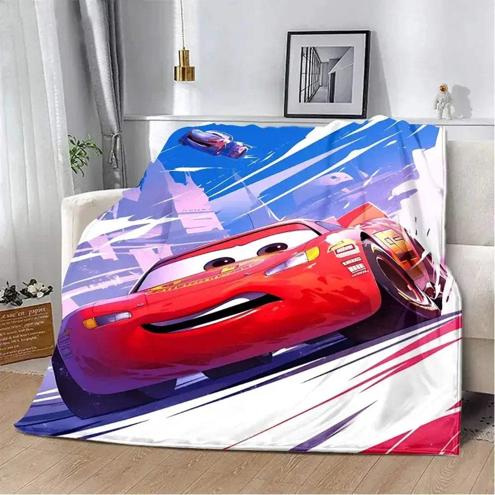 Lightning McQueen Printed Blanket Soft And Cozy Travel - ToylandEU