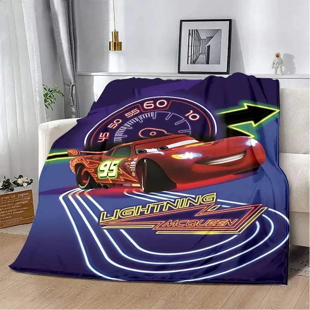Lightning McQueen Printed Blanket Soft And Cozy Travel - ToylandEU