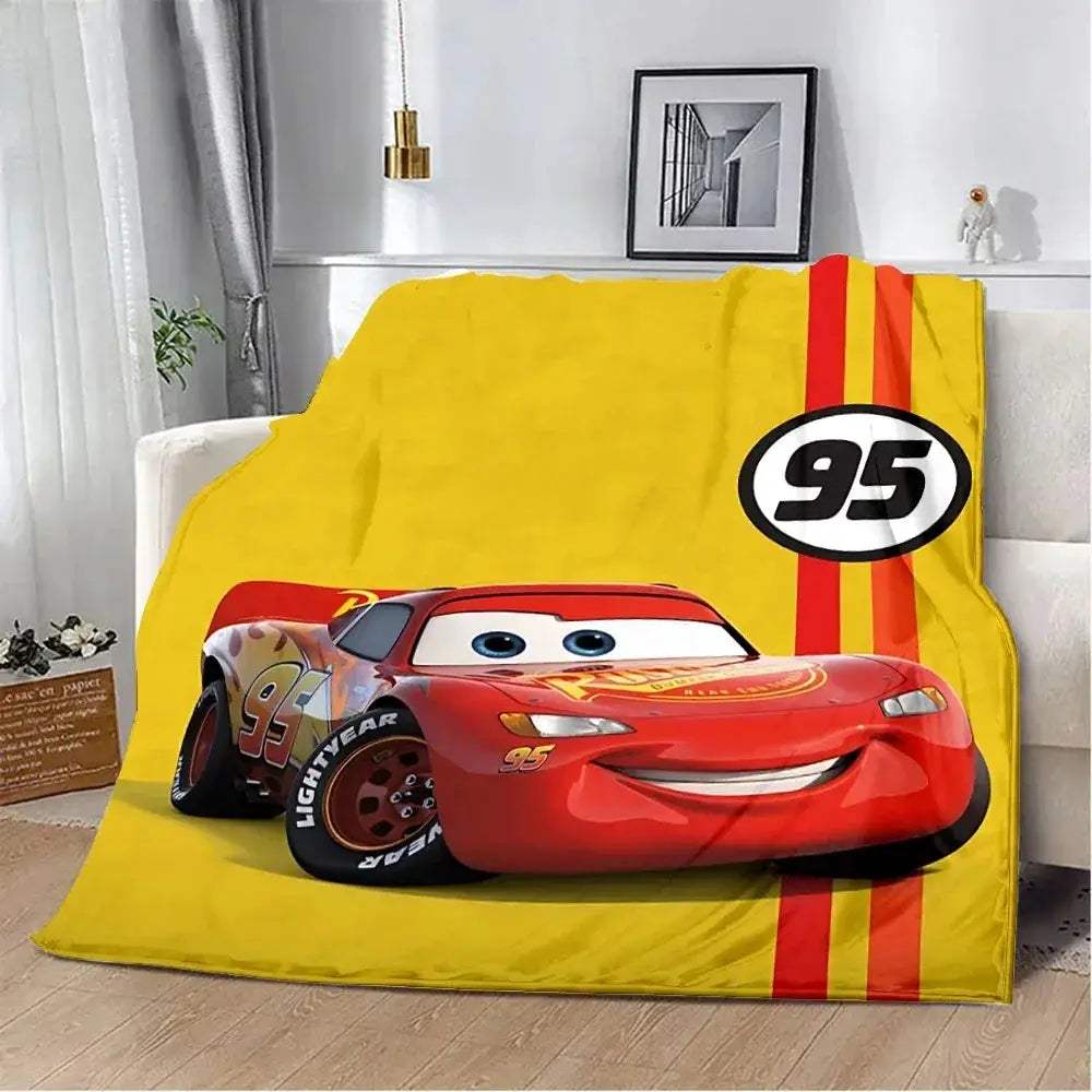 Lightning McQueen Printed Blanket Soft And Cozy Travel - ToylandEU