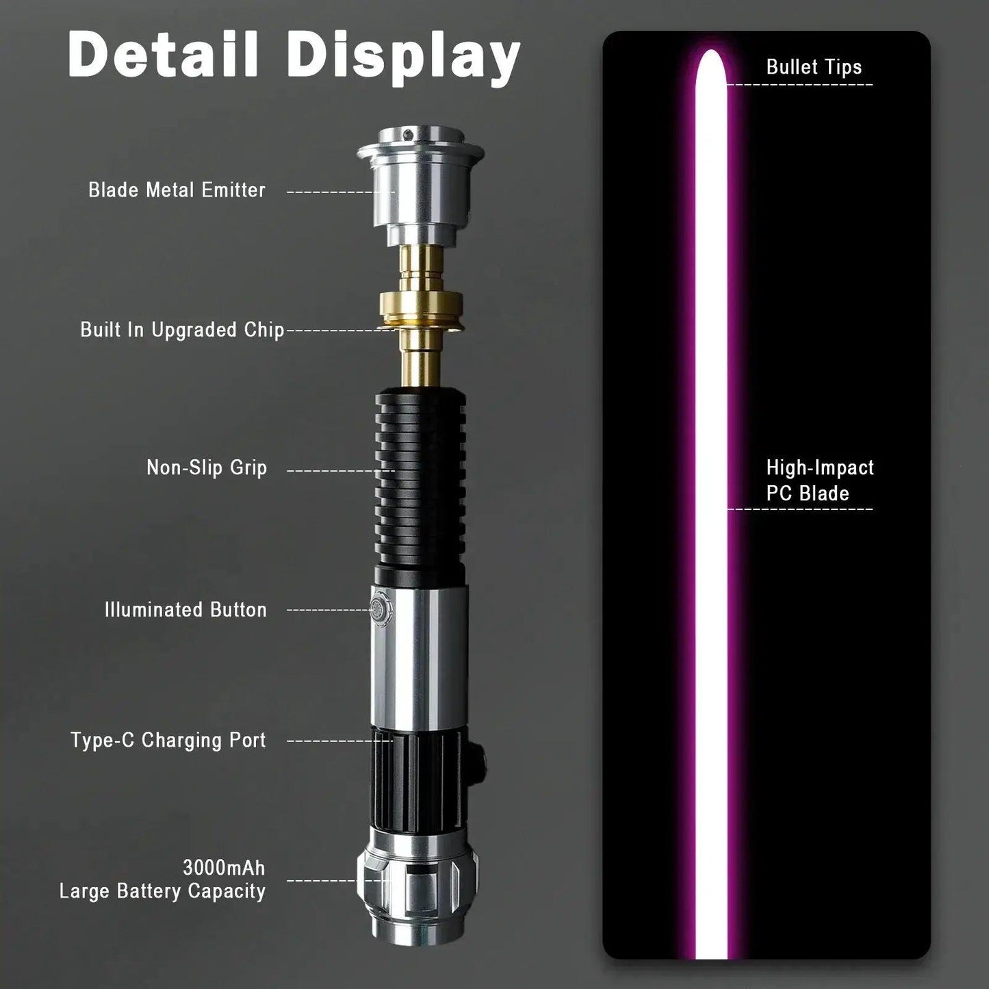  Lightsaber Motion Control Pixel Lightsaber Infinite Color -  ToylandEU™