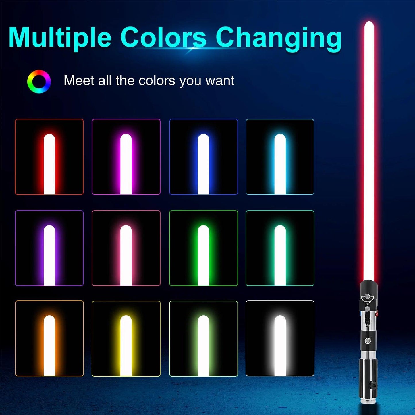  Lightsaber | Neo Pixel RGB Blade | Toylandeu™ 