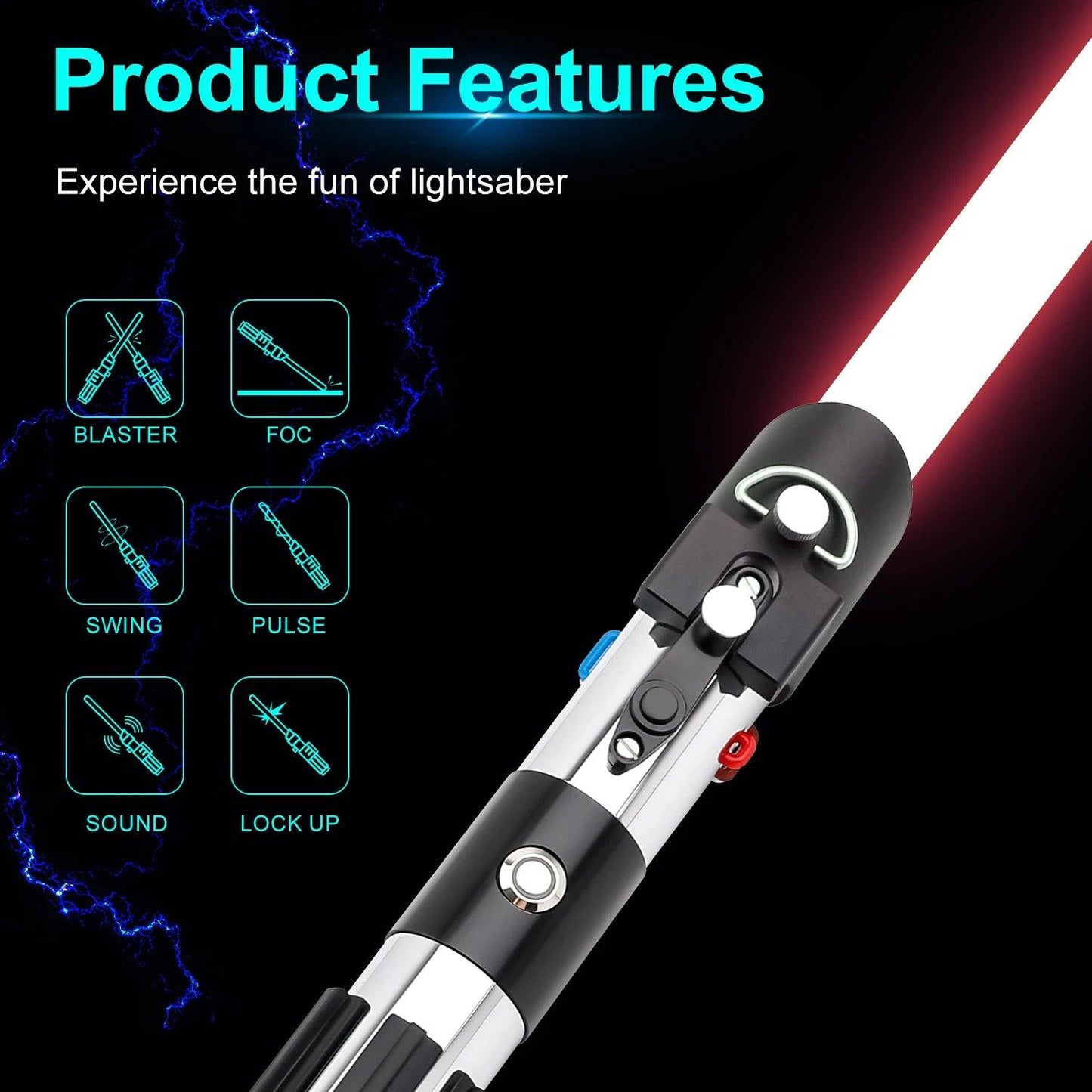  Lightsaber | Neo Pixel RGB Blade | Toylandeu™ 